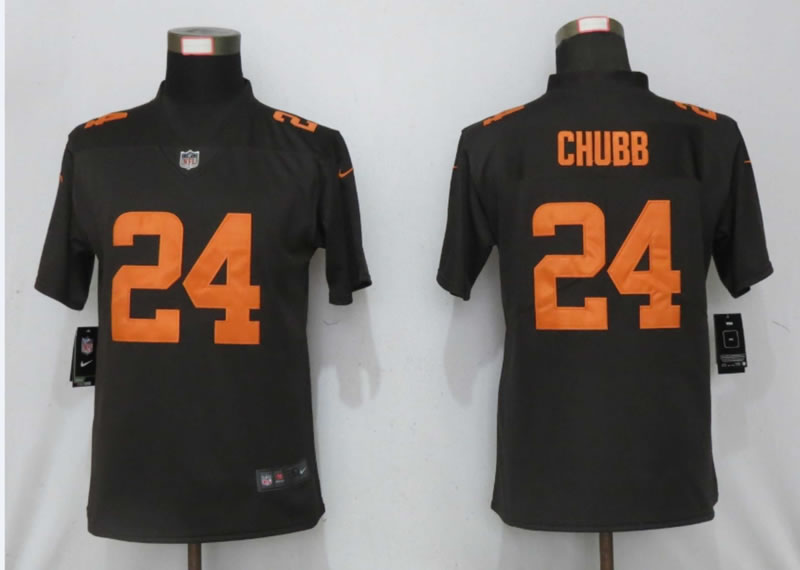 Women Nike Cleveland Browns 24 Chubb Brown lternate Vapor Limited Jersey,We sell and wholesale Women Nike Cleveland Browns 24 Chubb Brown lternate Vapor Limited Jersey on line form chian!